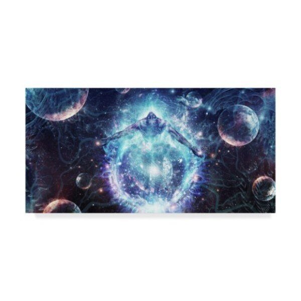 Cameron Gray 'All From Nothing We Became Something' Canvas Art, 16x32, Trademark Fine Art, Mfr#: ALI39223-C1632GG